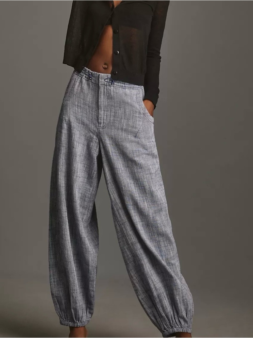 Pilcro Slub Twill Parachute Pants from Anthropologie